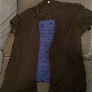 Work blouse , one piece